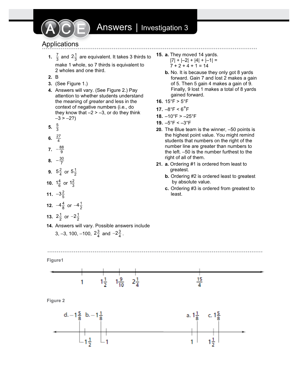 Answers Investigation 3