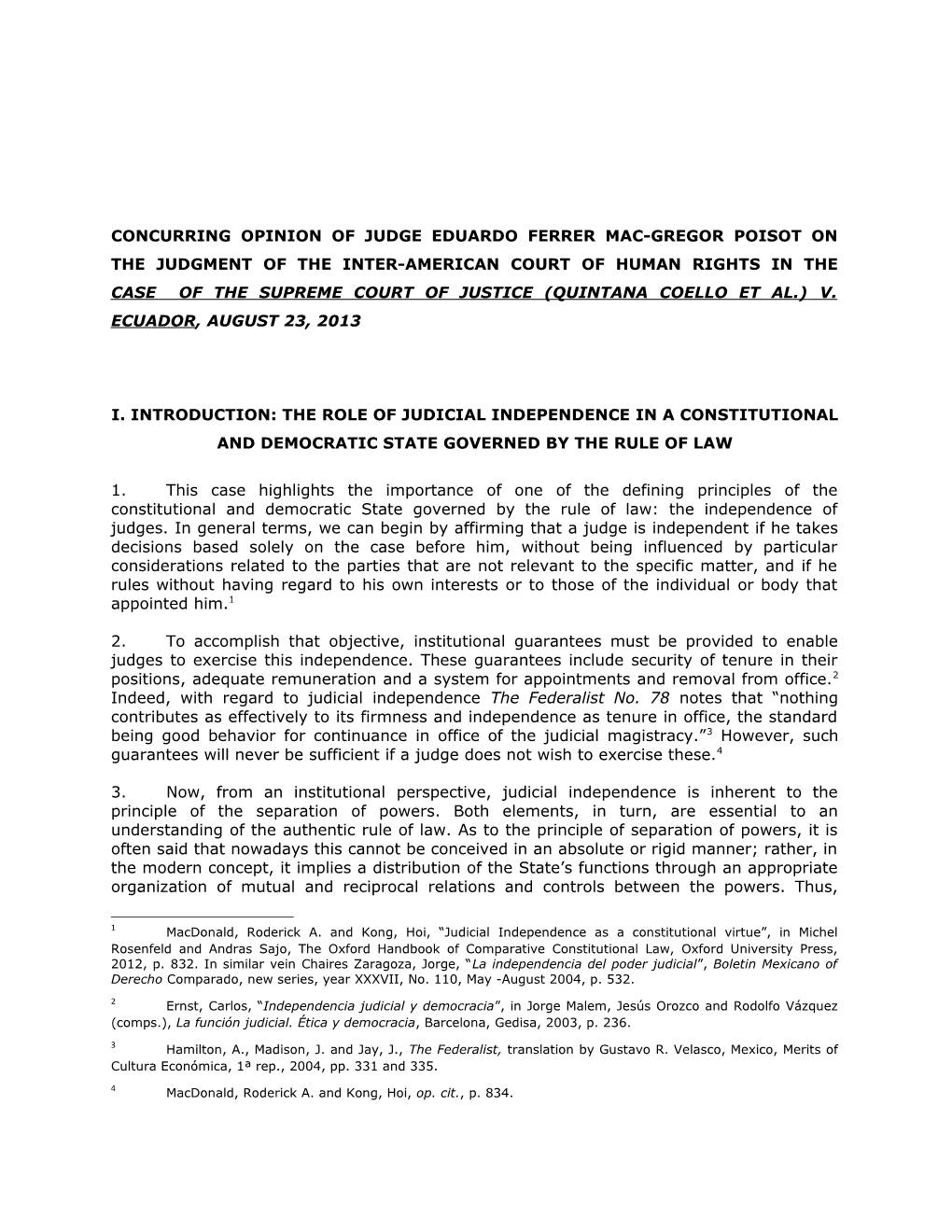 Concurring Opinion of Judge Eduardo Ferrer Mac-Gregor Poisot to the Judgment of The