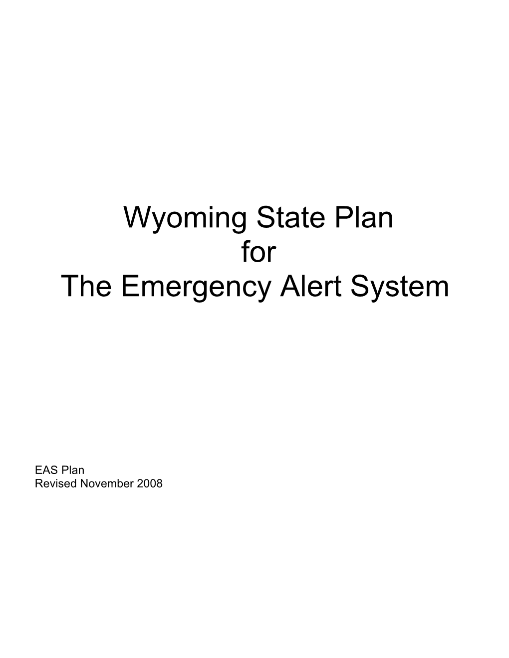 Wyoming EAS Final Plan s1