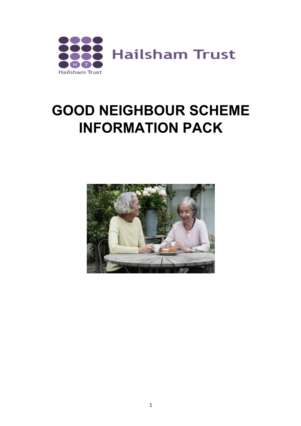 Good Neighbour Scheme Information Pack
