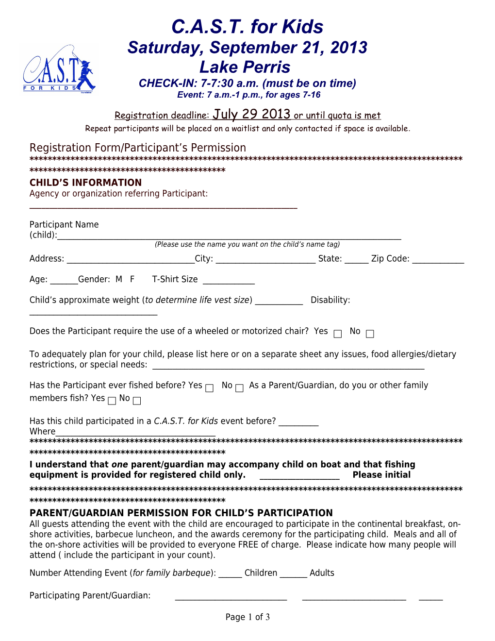 Perris Participant Registraion Form 09