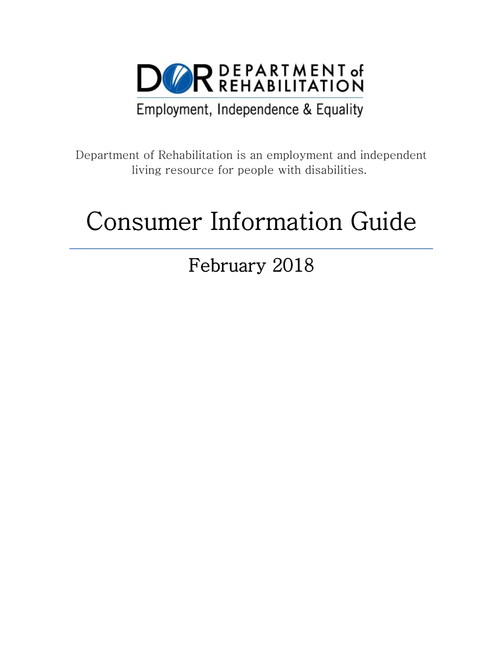 Consumer Information Guide