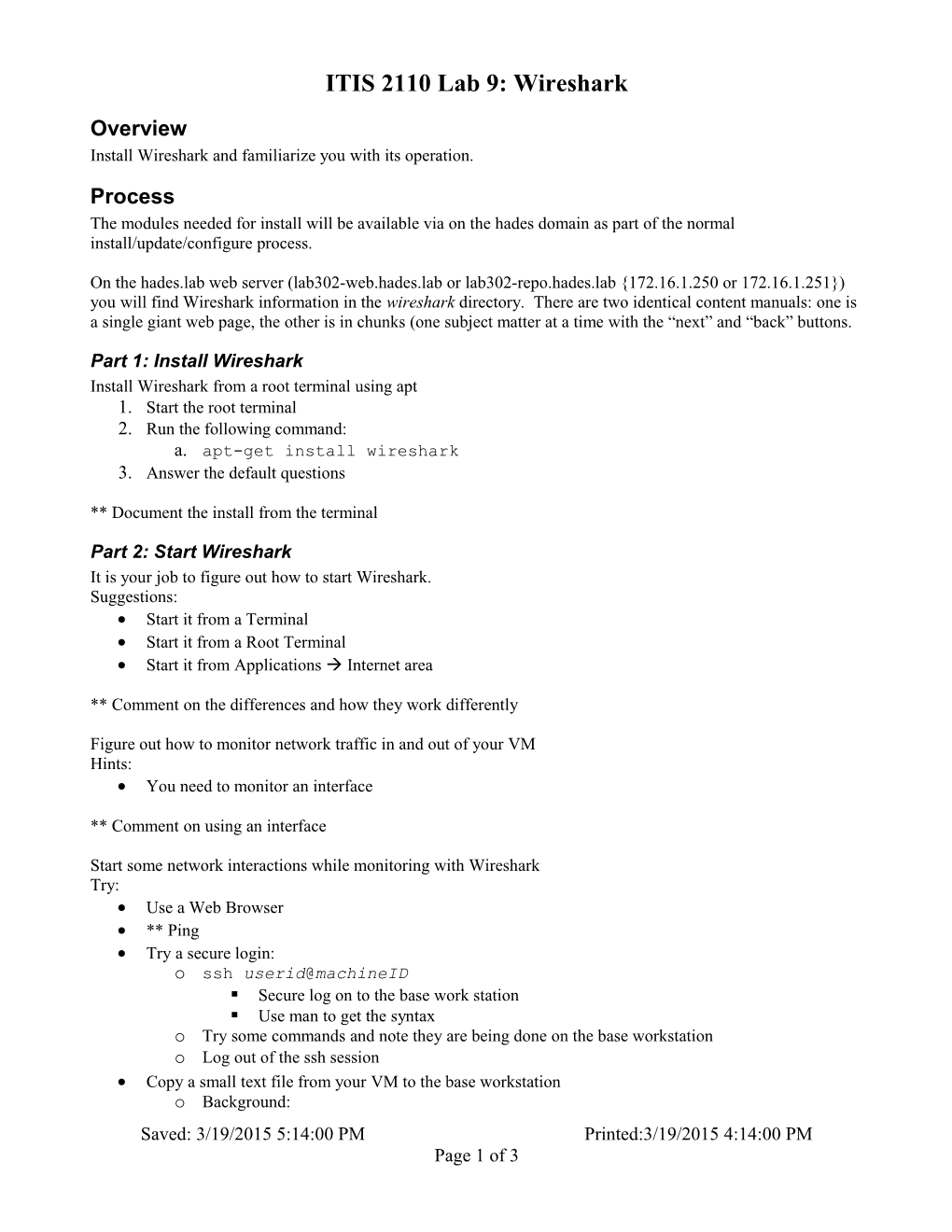 ITIS 3100 LDAP Lab