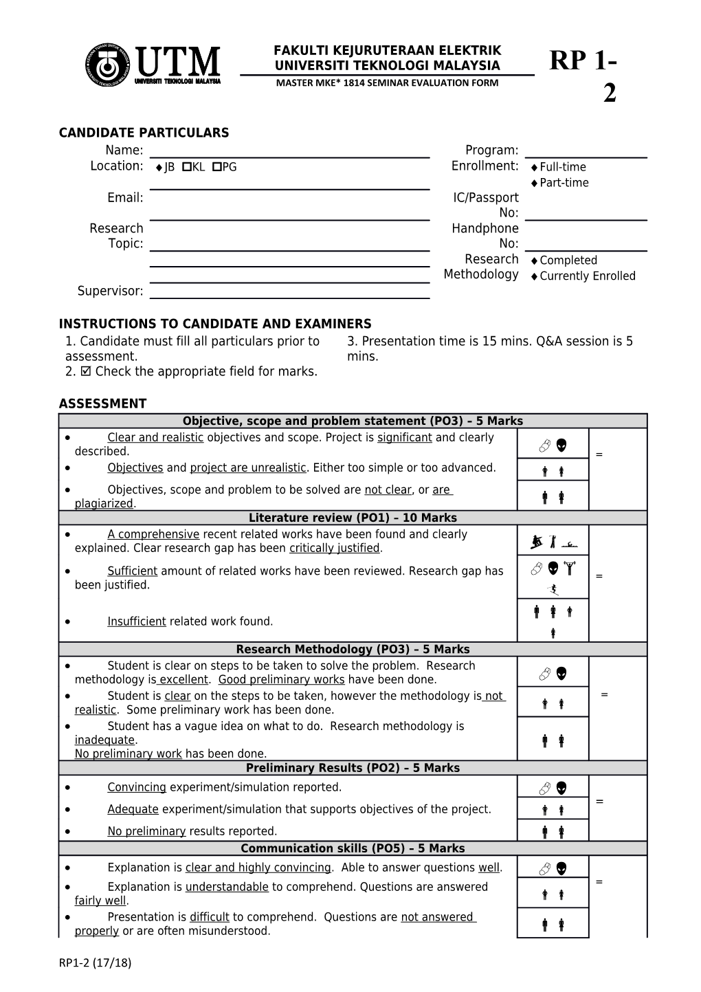 Candidate Particulars