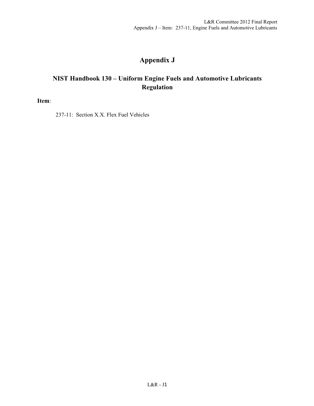 NIST Handbook 130 Uniform Engine Fuels and Automotive Lubricants Regulation