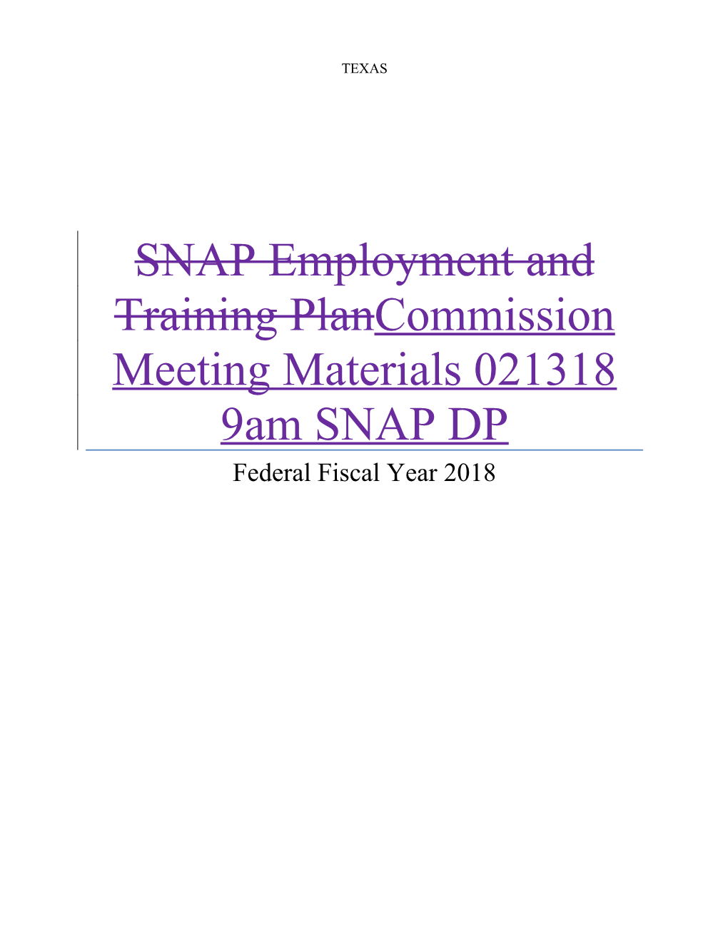Commission Meeting Materials 021318 9Am SNAP DP