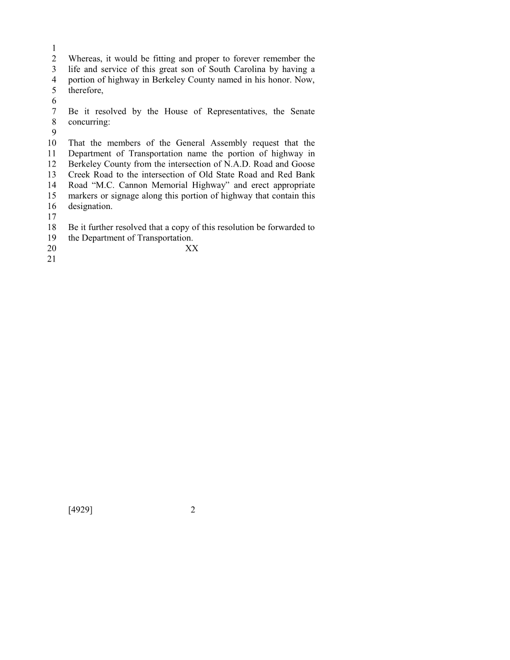 2015-2016 Bill 4929 Text of Previous Version (Feb. 11, 2016) - South Carolina Legislature Online