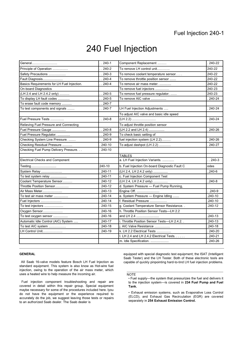 Fuel Injection 240-1