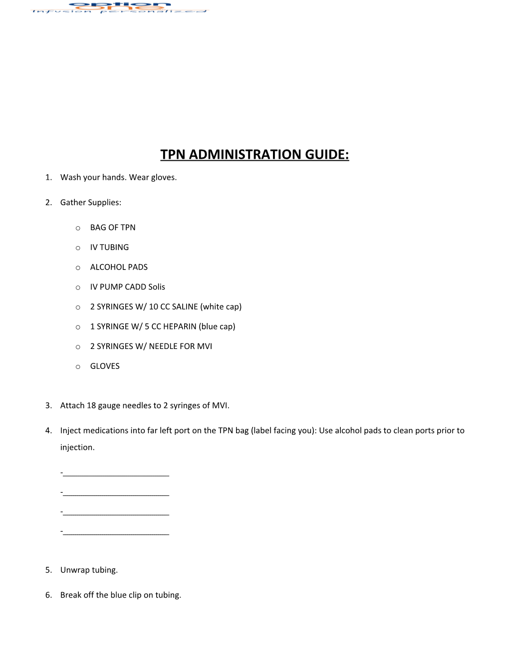 Tpn Administration Guide