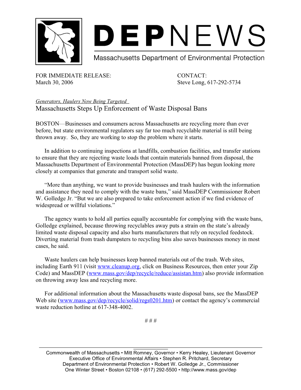 For Immediate Release s41