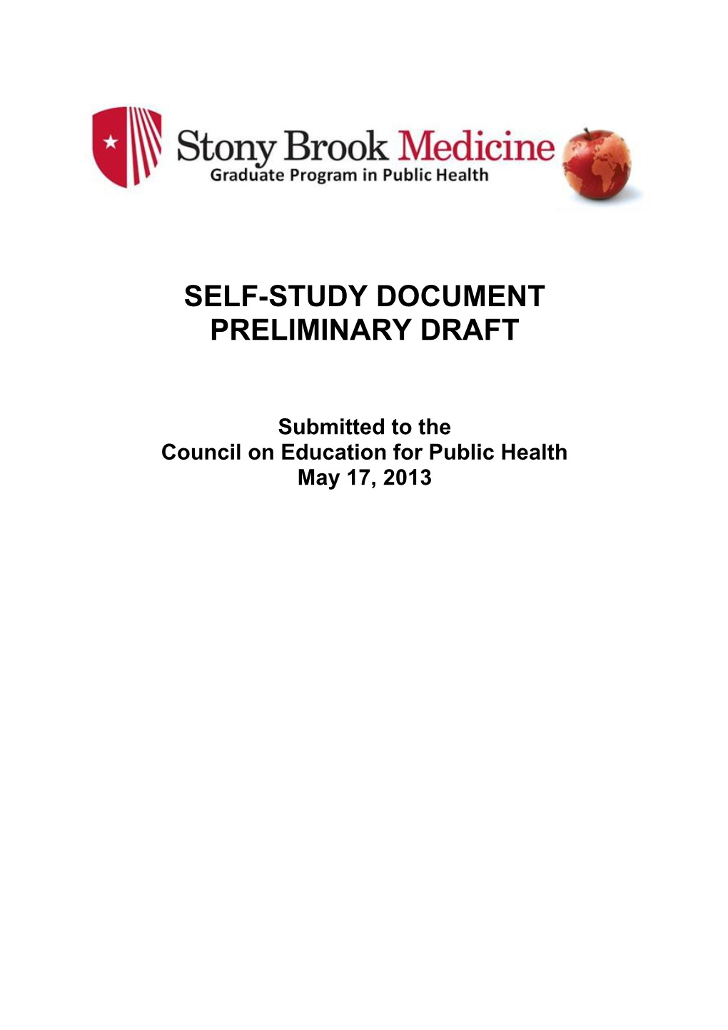 Self-Study Document