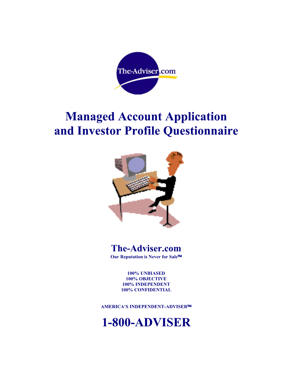 And Investor Profile Questionnaire