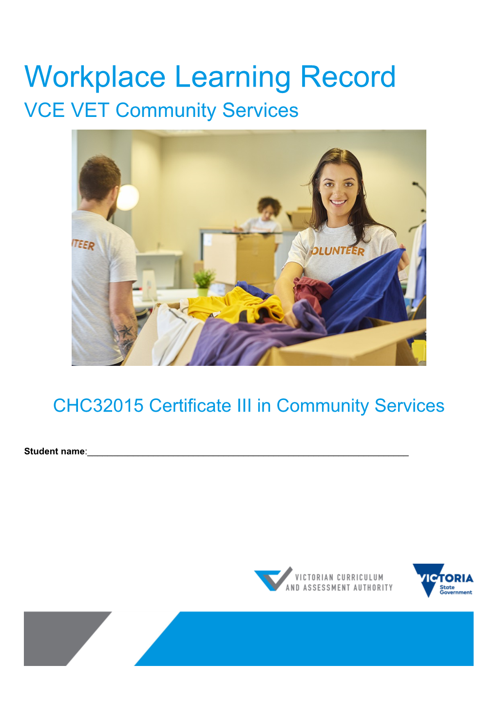 CHC32015 Certificate III in Community Services