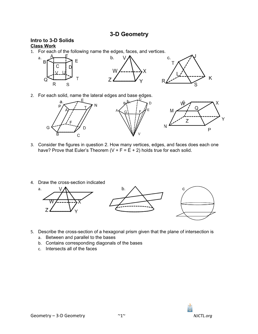 Intro to 3-D Solids