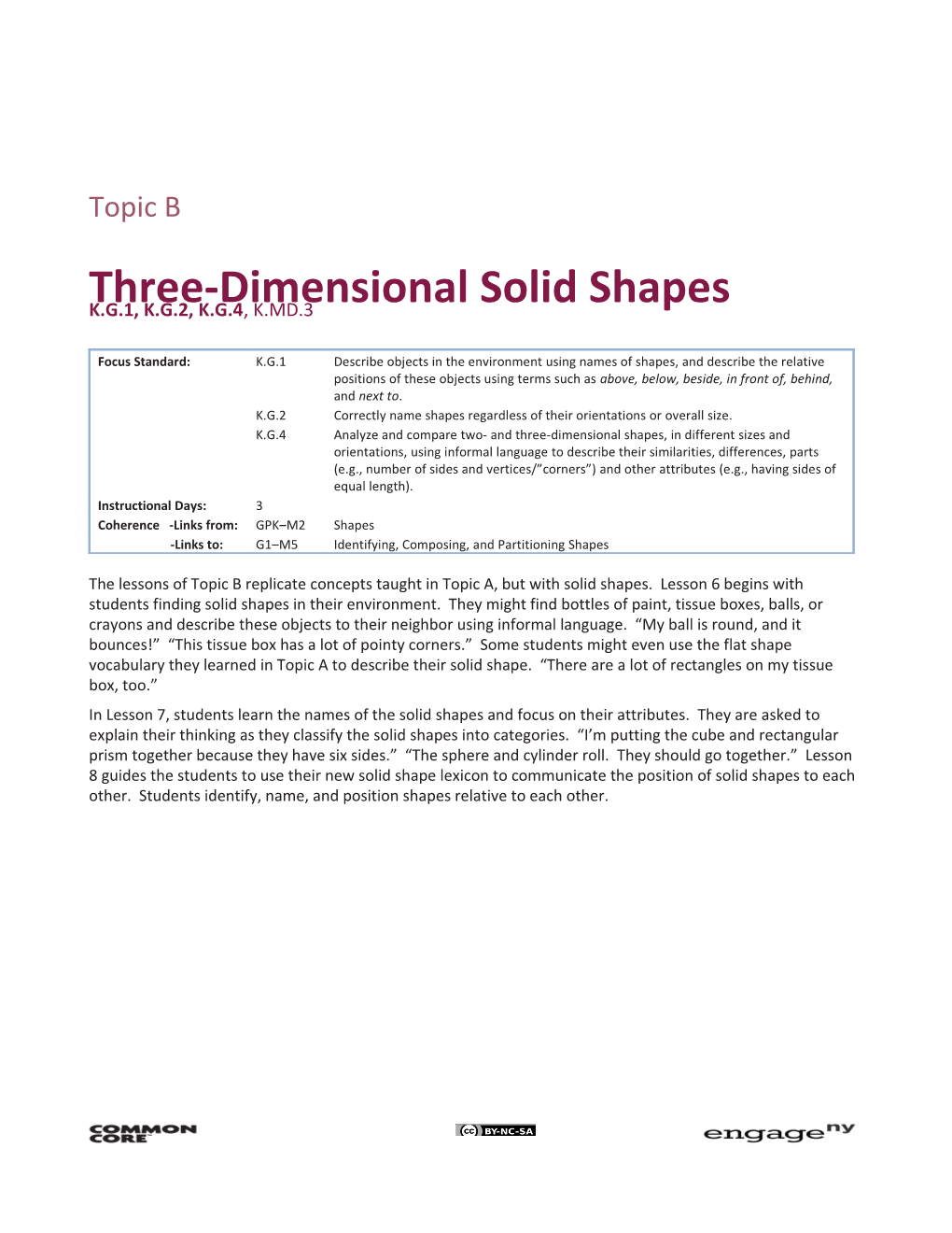 Three-Dimensional Solid Shapes