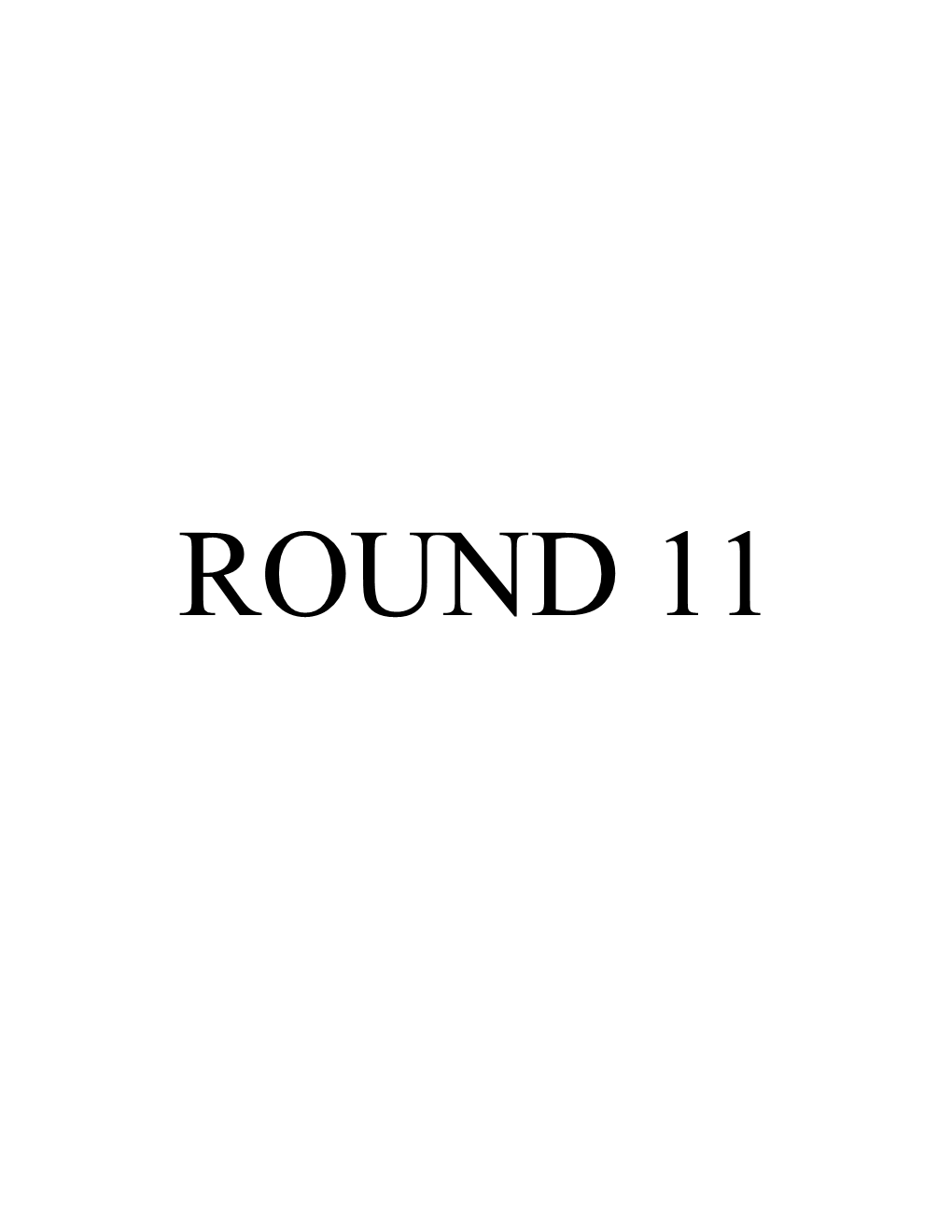 Round 11 Tossups s1