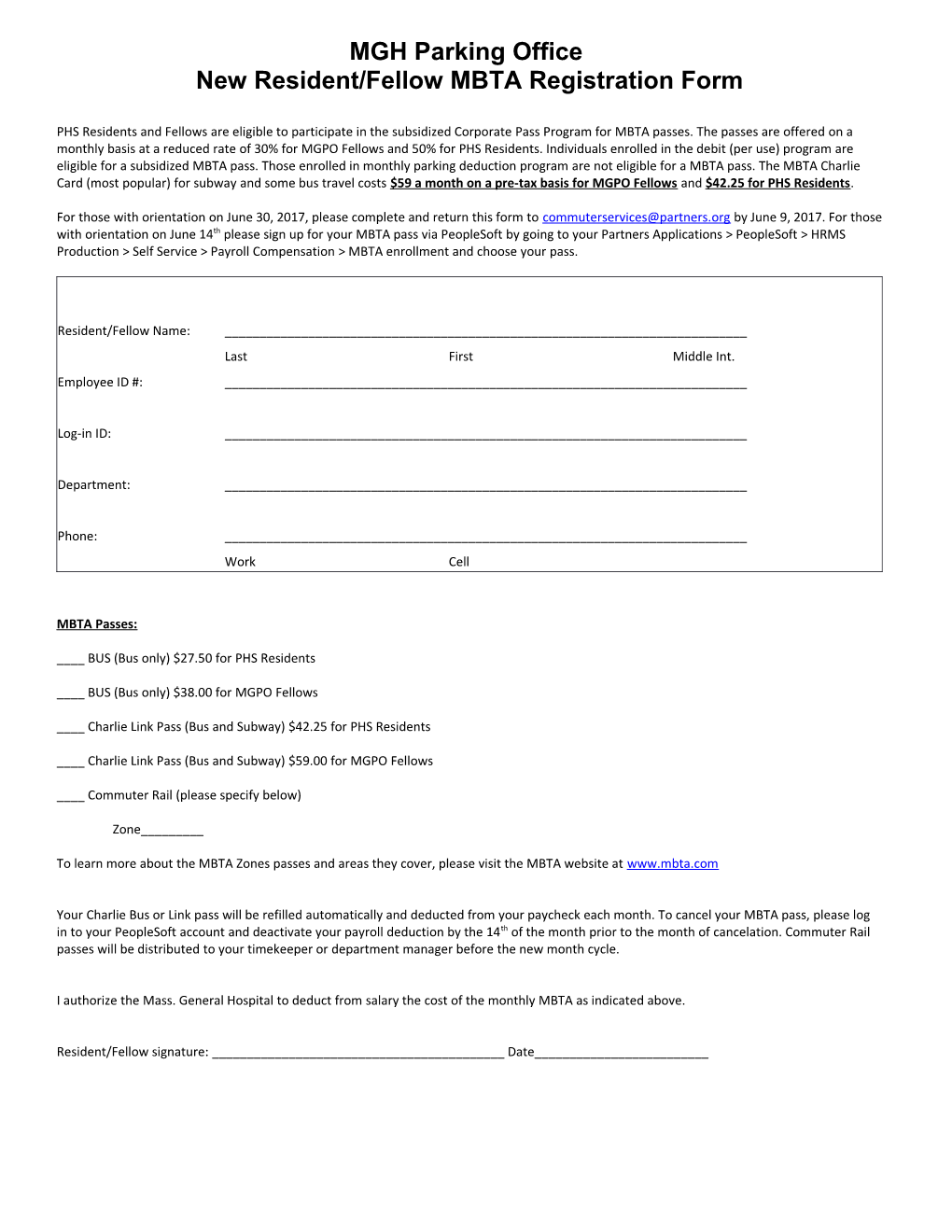 Agreement to Remit Parking Payment