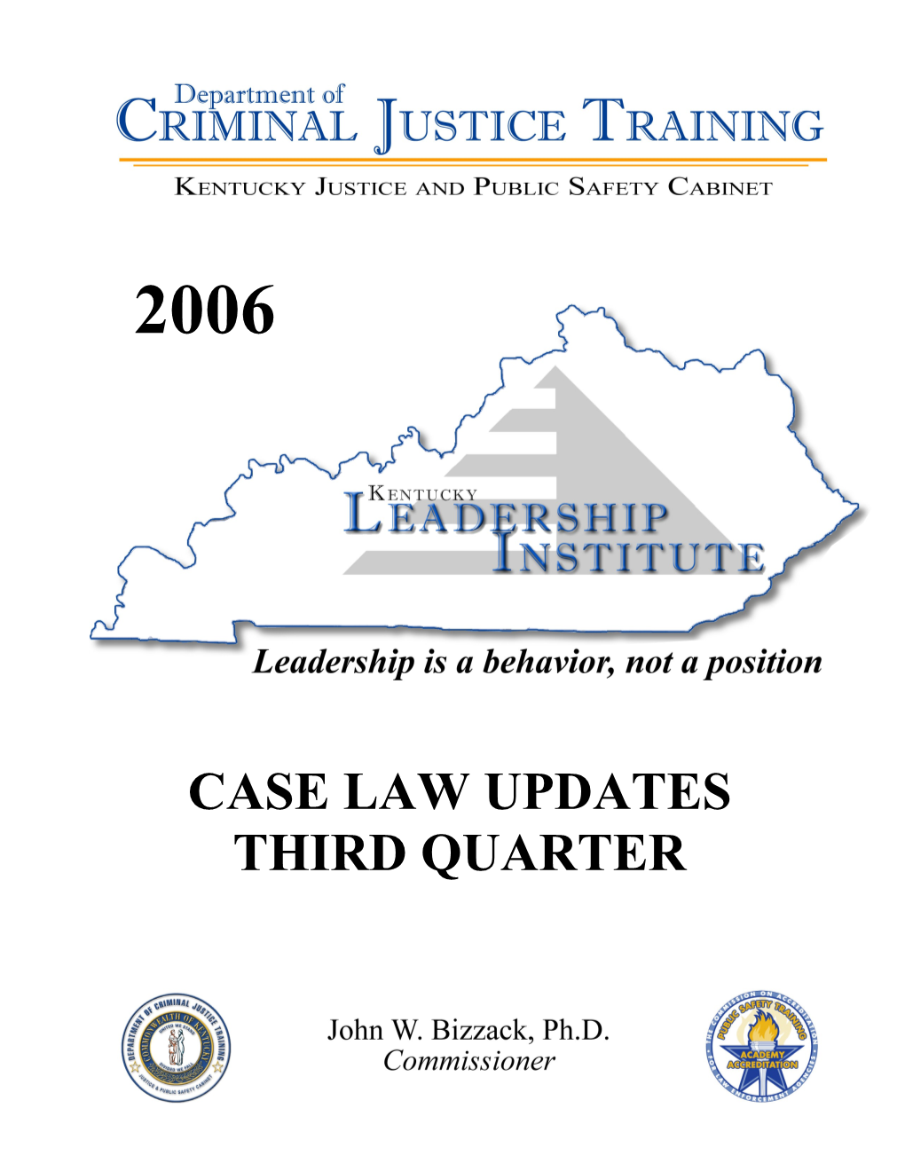 2006 Third Quarter - Case Law Updates