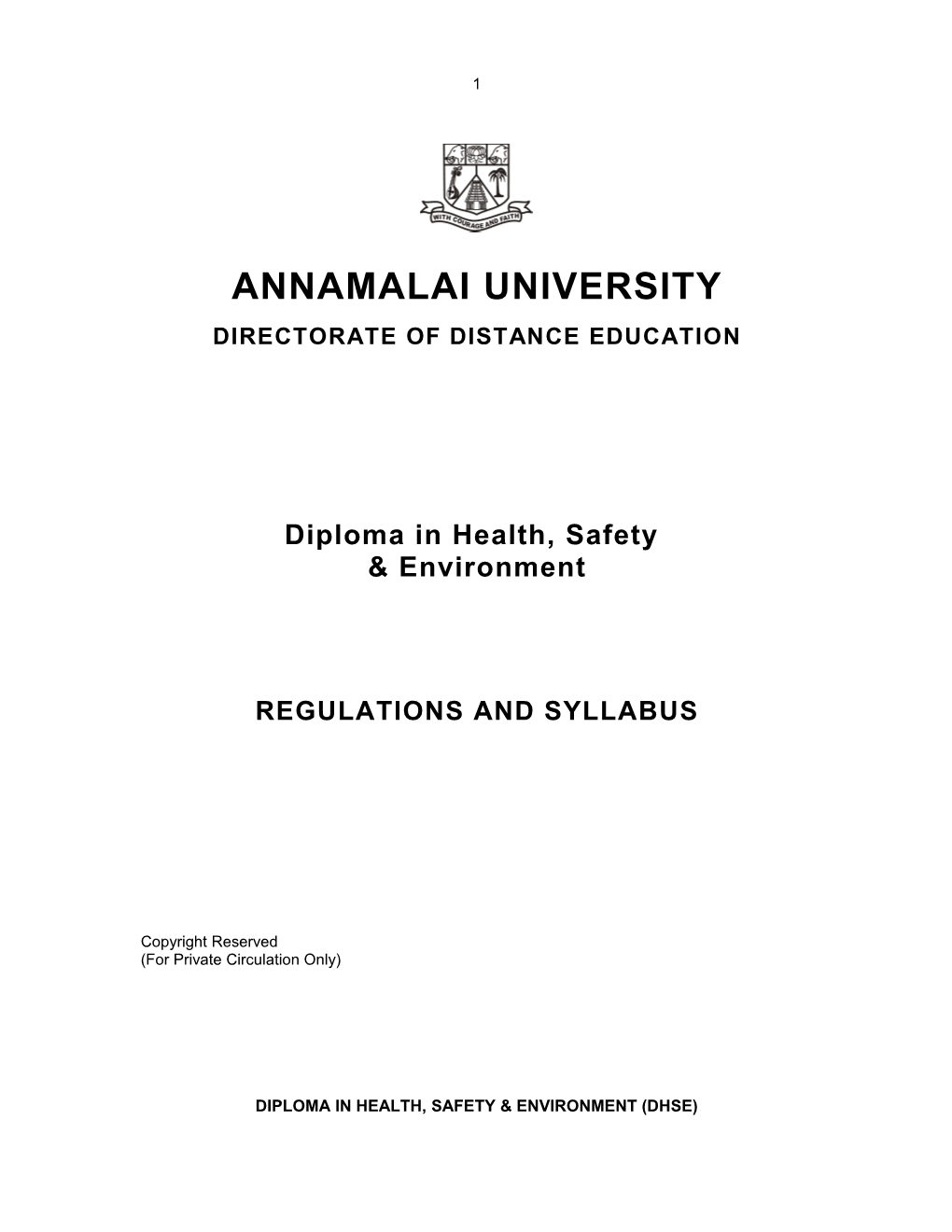 Annamalai University s1