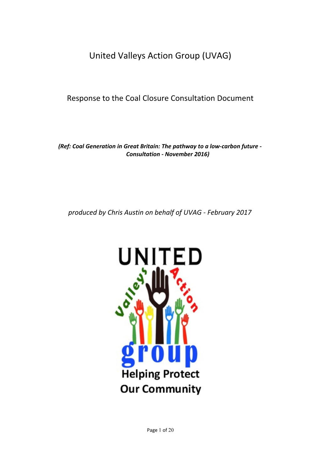 United Valleys Action Group (UVAG)