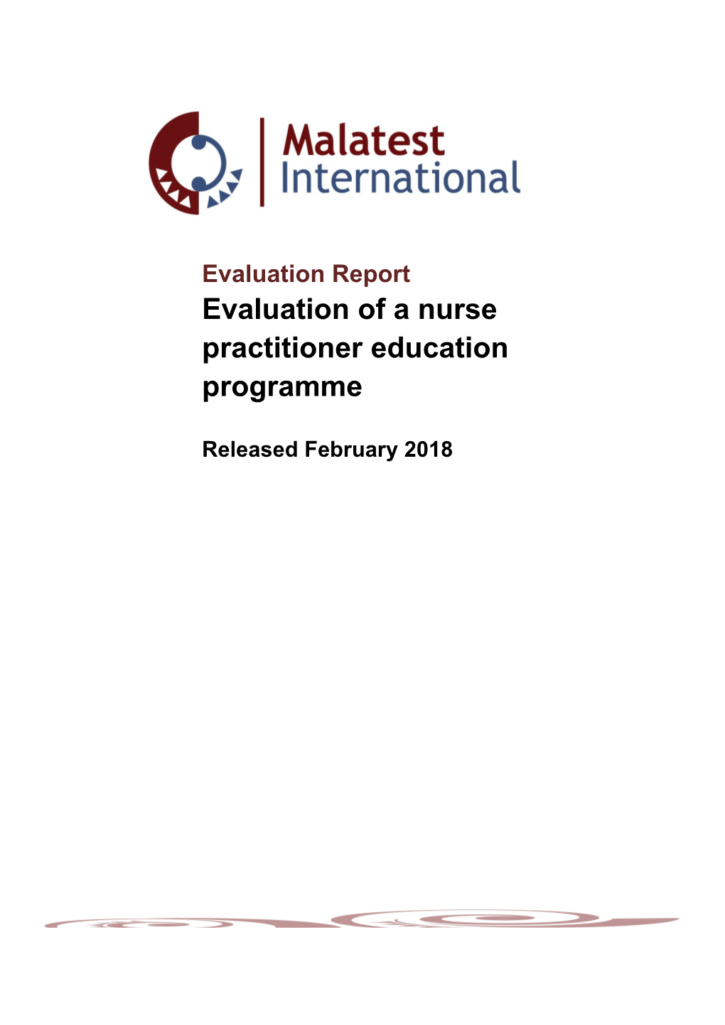 Evaluation of a Nurse Practitioner Education Programme