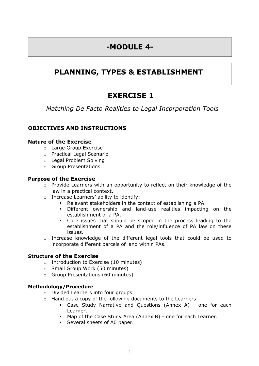 Planning, Types & ESTABLISHMENT