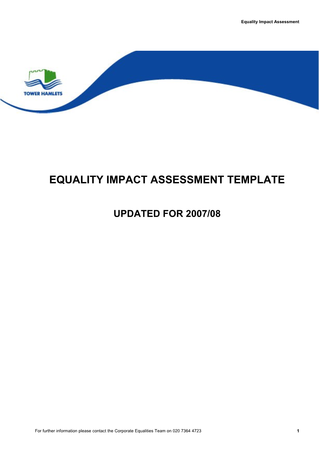 Equality Impact Assessment Template s1