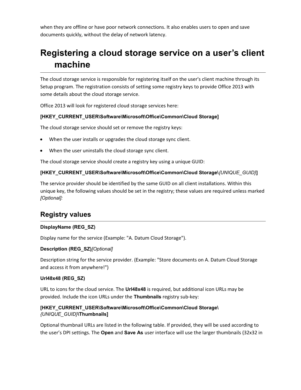 Integrating Additional Cloud Storage Services in Office 2013