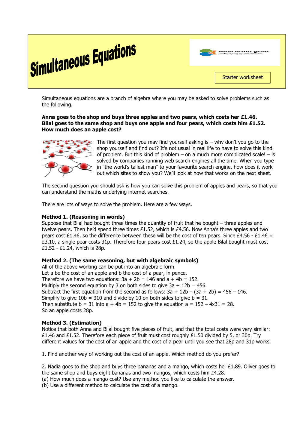 GCSE MMG Resources