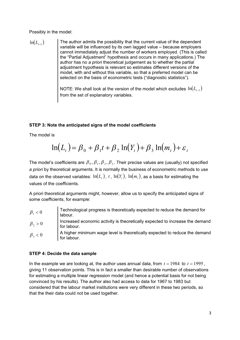 What Is Econometrics For? - an Introductory Example of Econometric Modelling