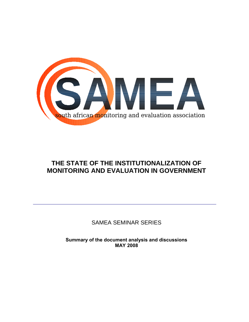 SAMEA Document Review