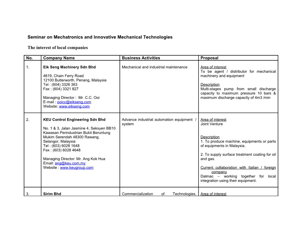 Aps Engineering Business Matching