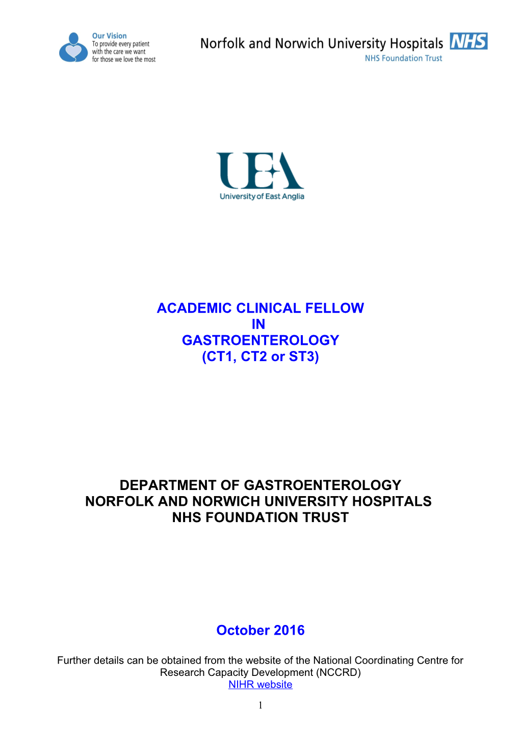 Academic Clinical Fellow