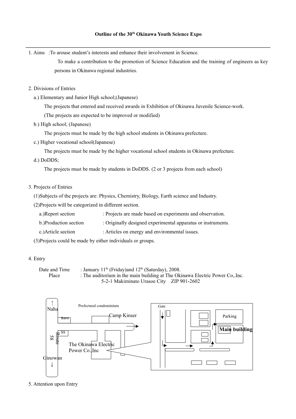 Outline of the 27Th Exhibition of Science-Work