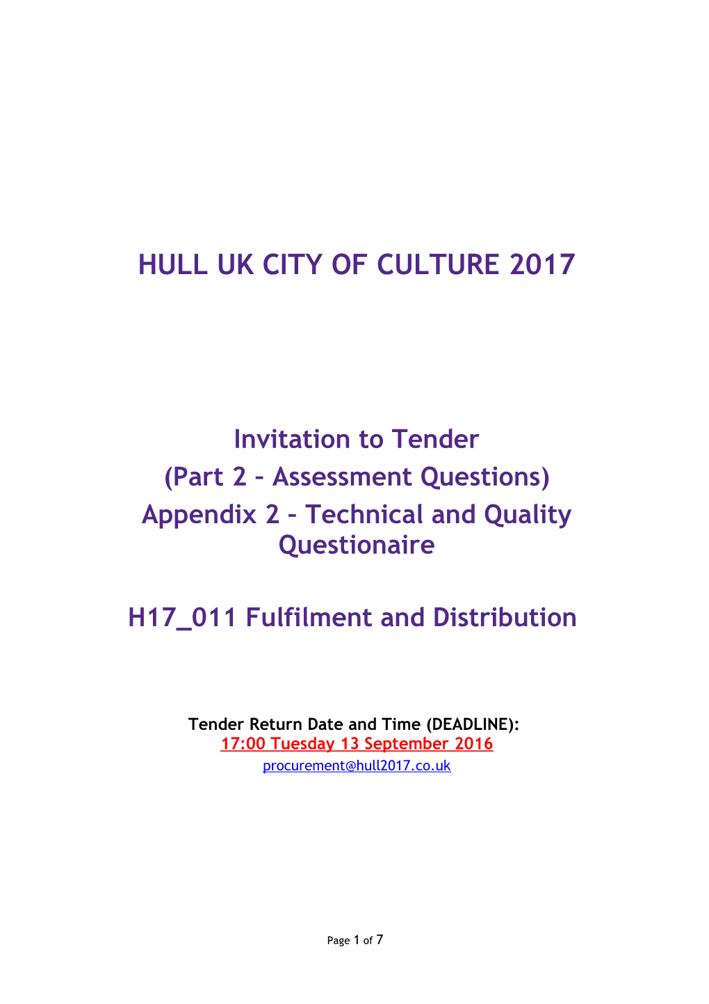 Hull Uk City of Culture 2017