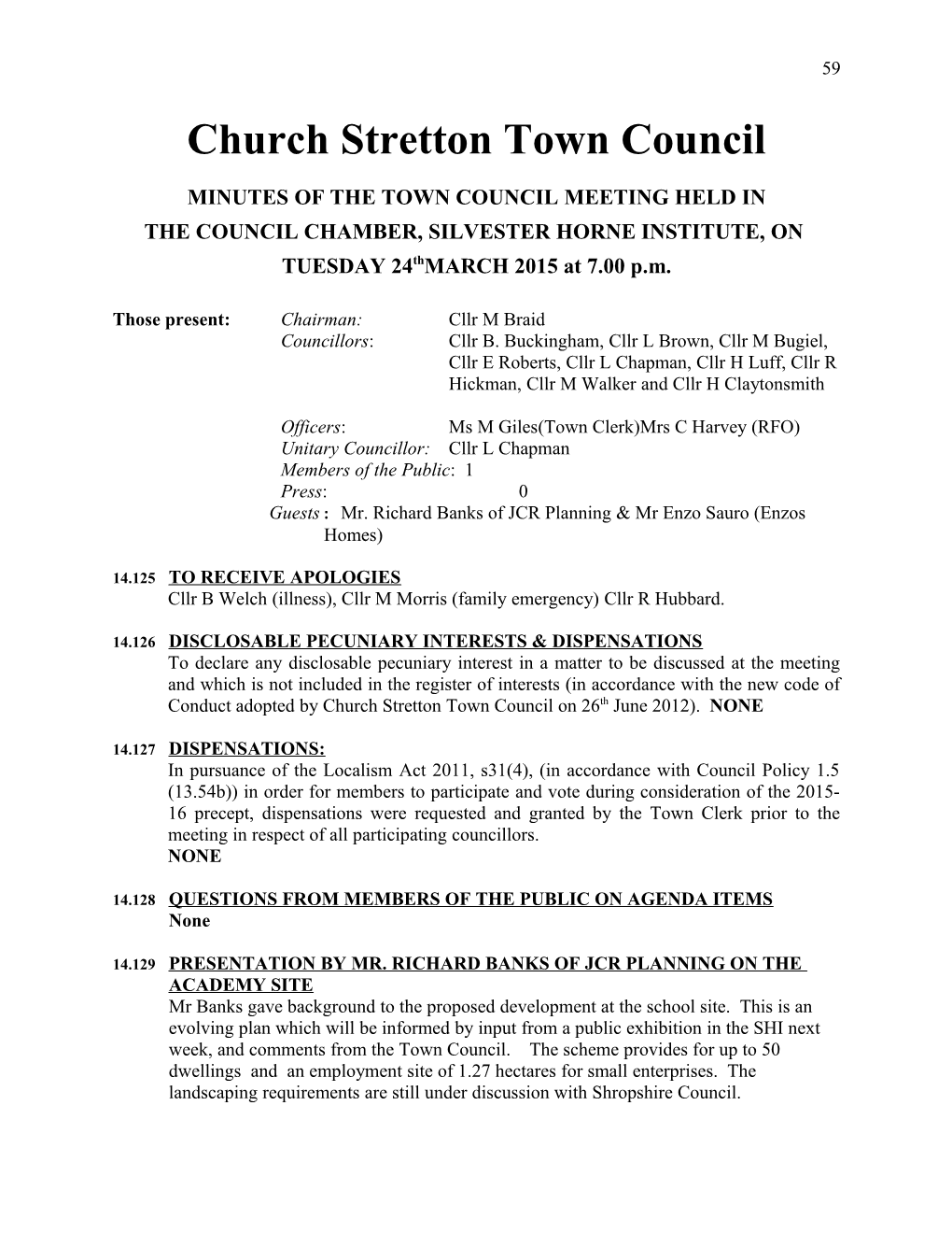 Church Stretton Town Council