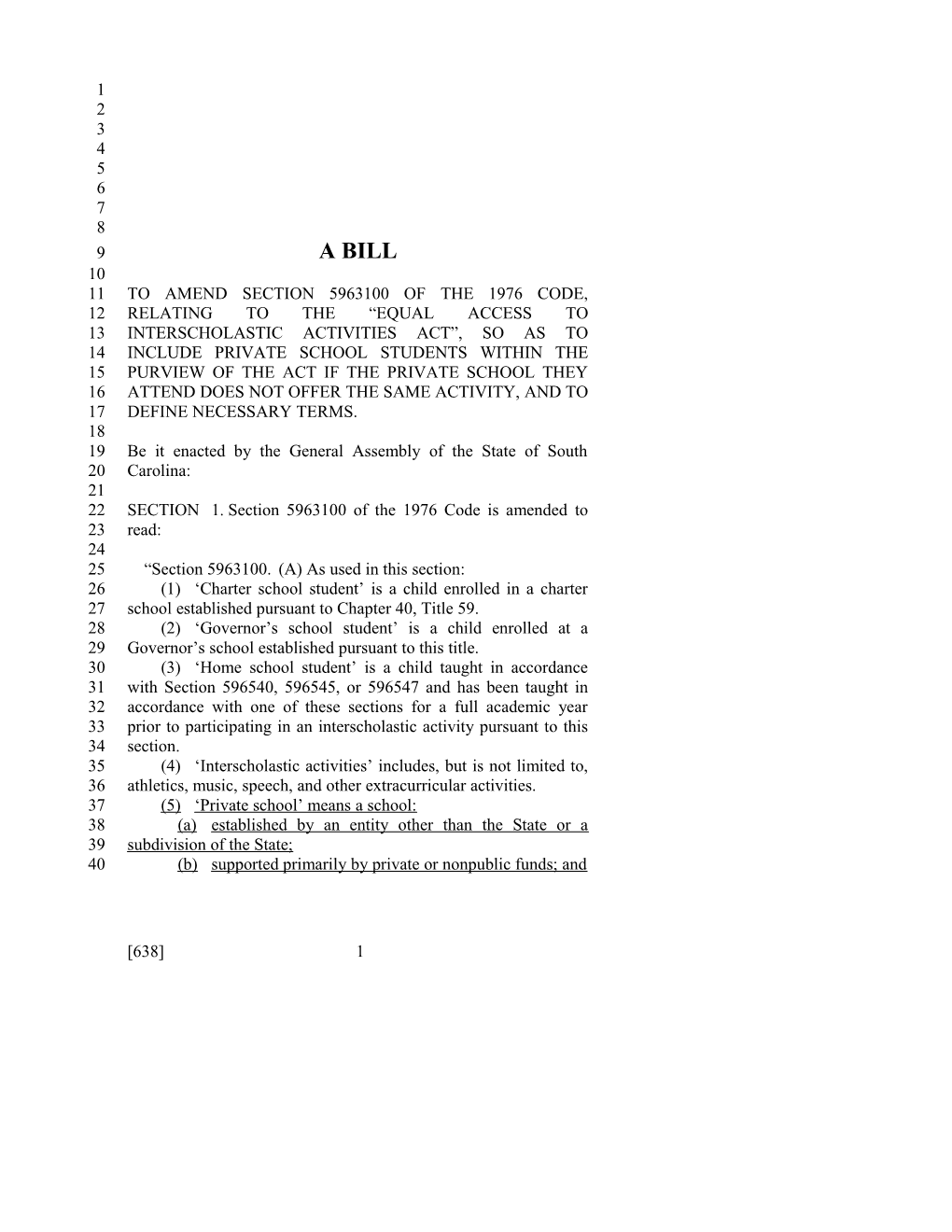 2015-2016 Bill 638 Text of Previous Version (Apr. 1, 2015) - South Carolina Legislature Online
