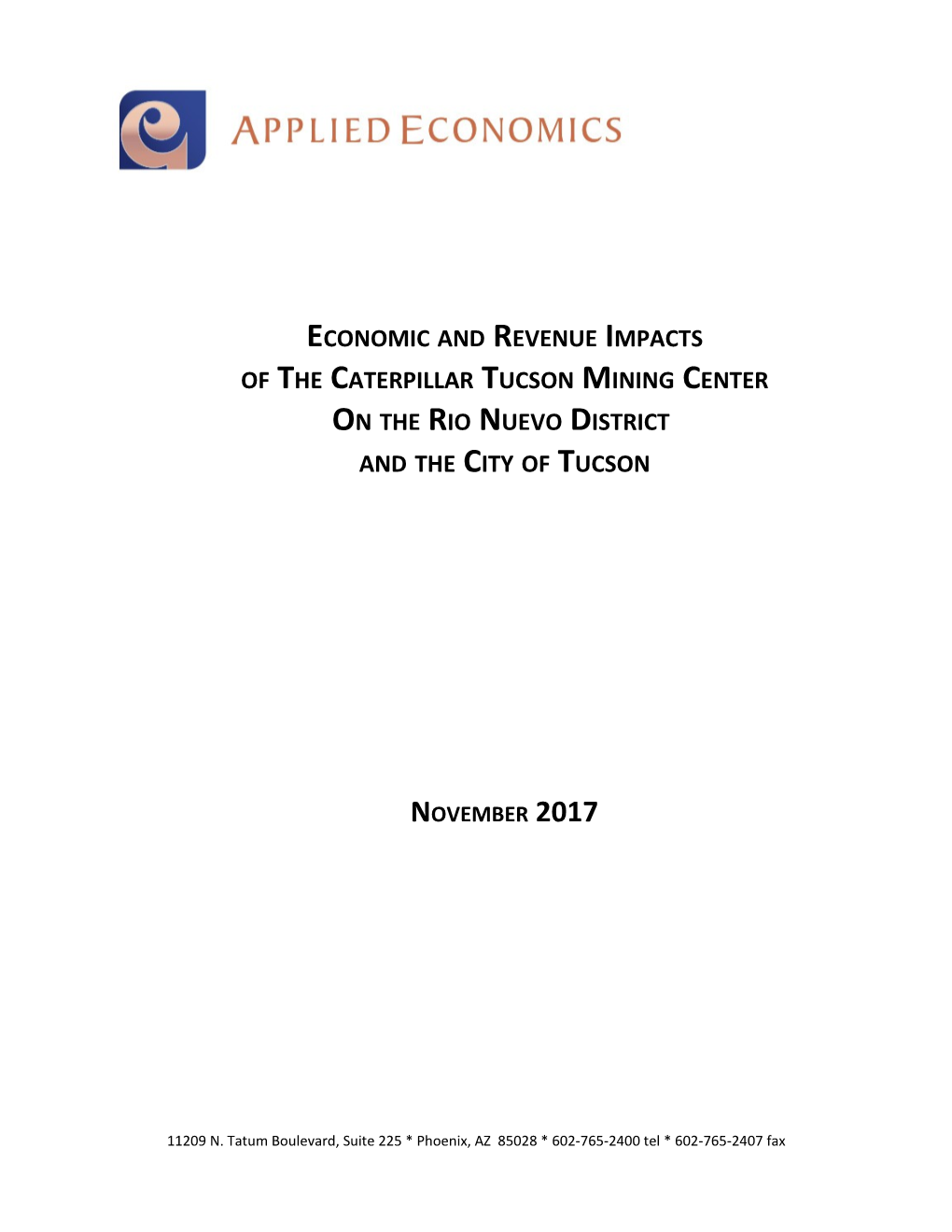 Economic and Revenue Impacts
