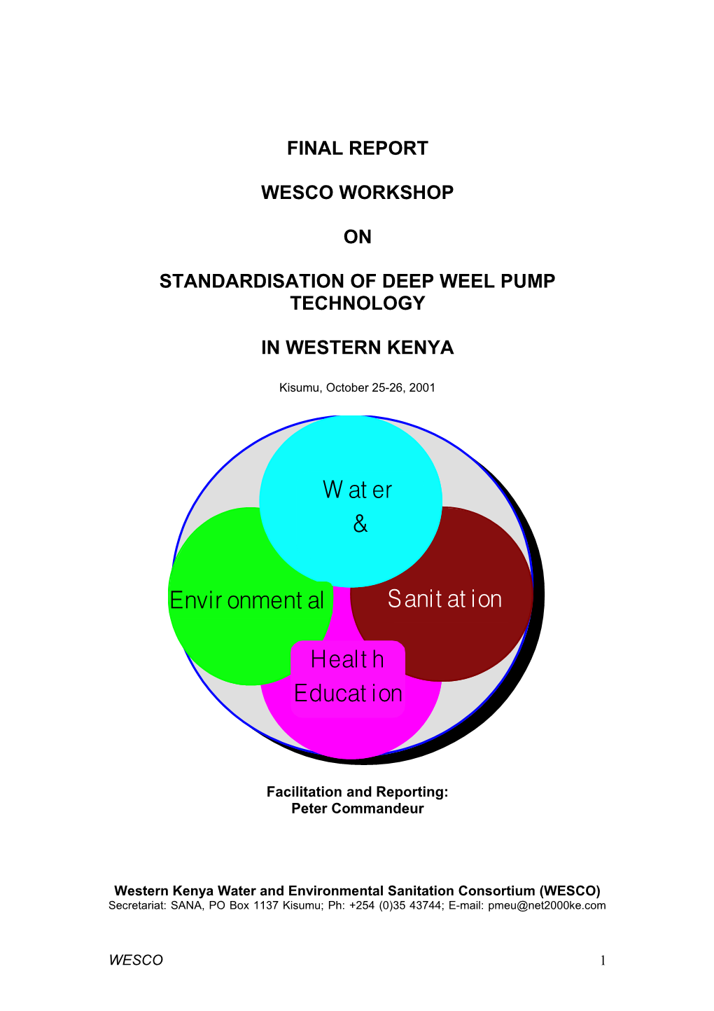 Standardisation of Deep Weel Pump Technology