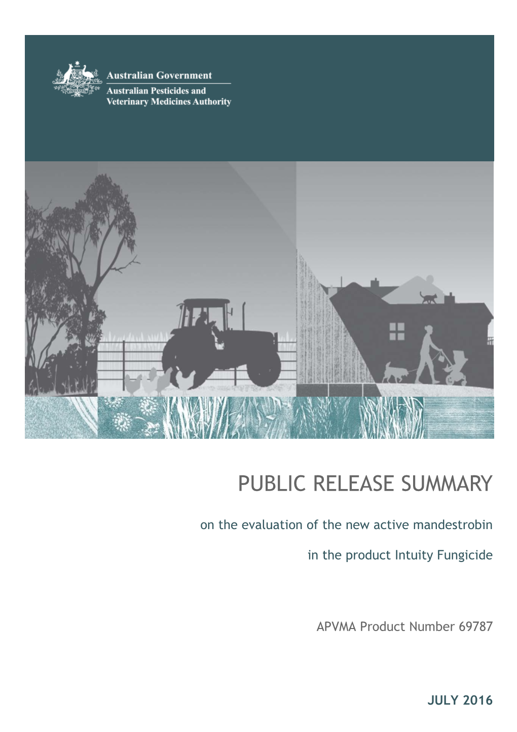 Public Release Summary - Ag