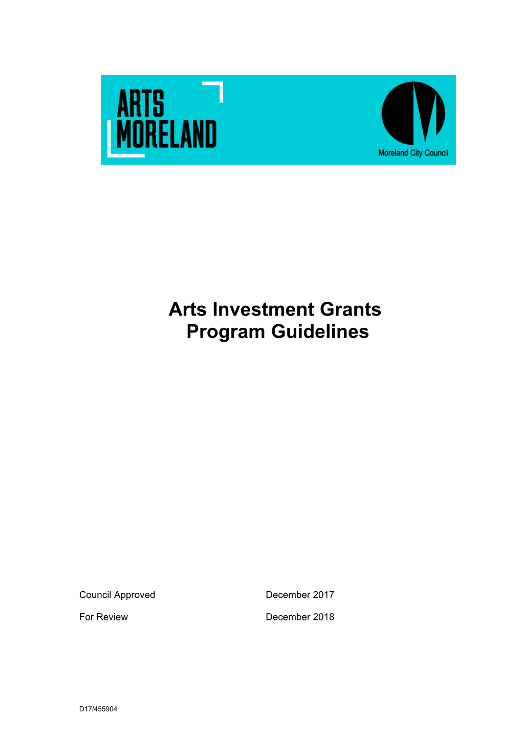 Arts Investment Grants