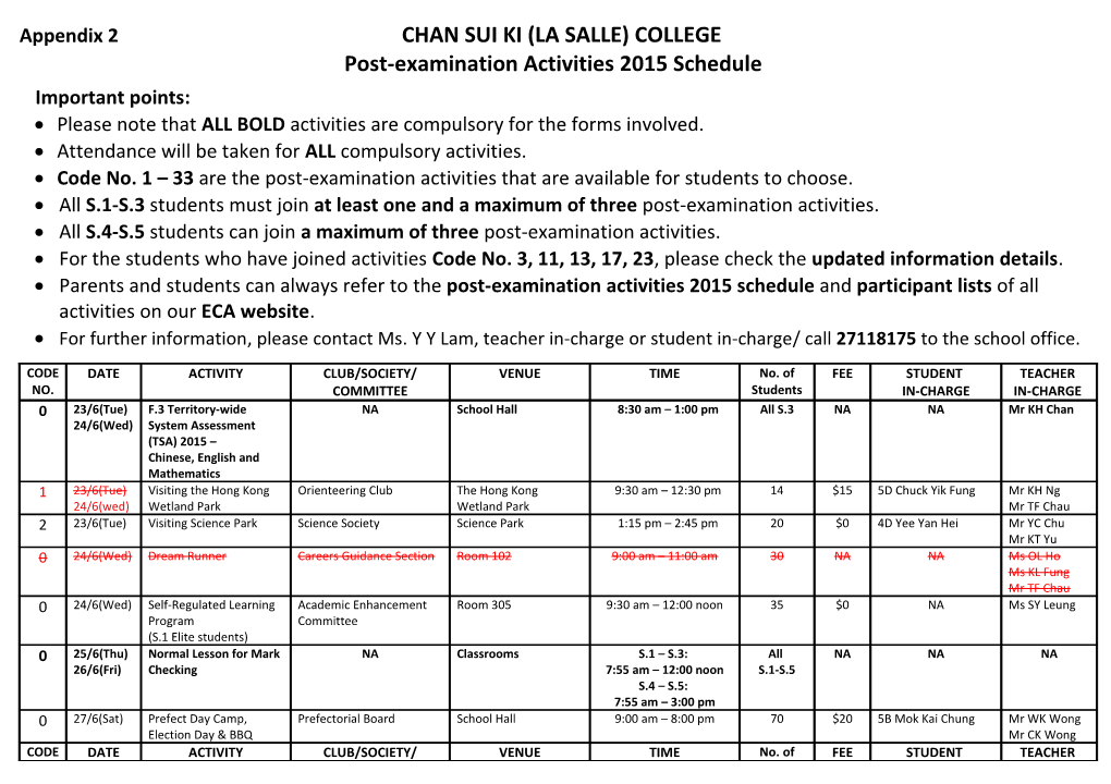 Chan Sui Ki (La Salle) College