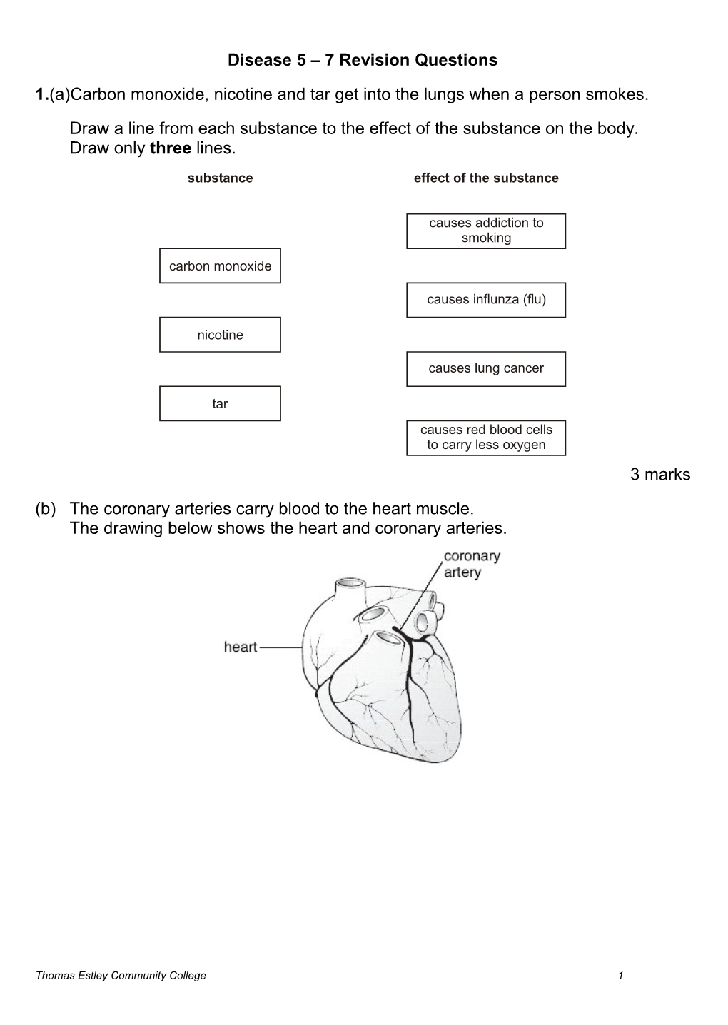 Disease 5 7 Revision Questions