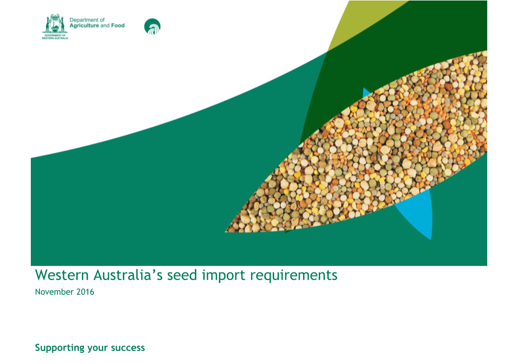 Declared Plant Control Handbood : Recommendations for the Control of Declared Plants In