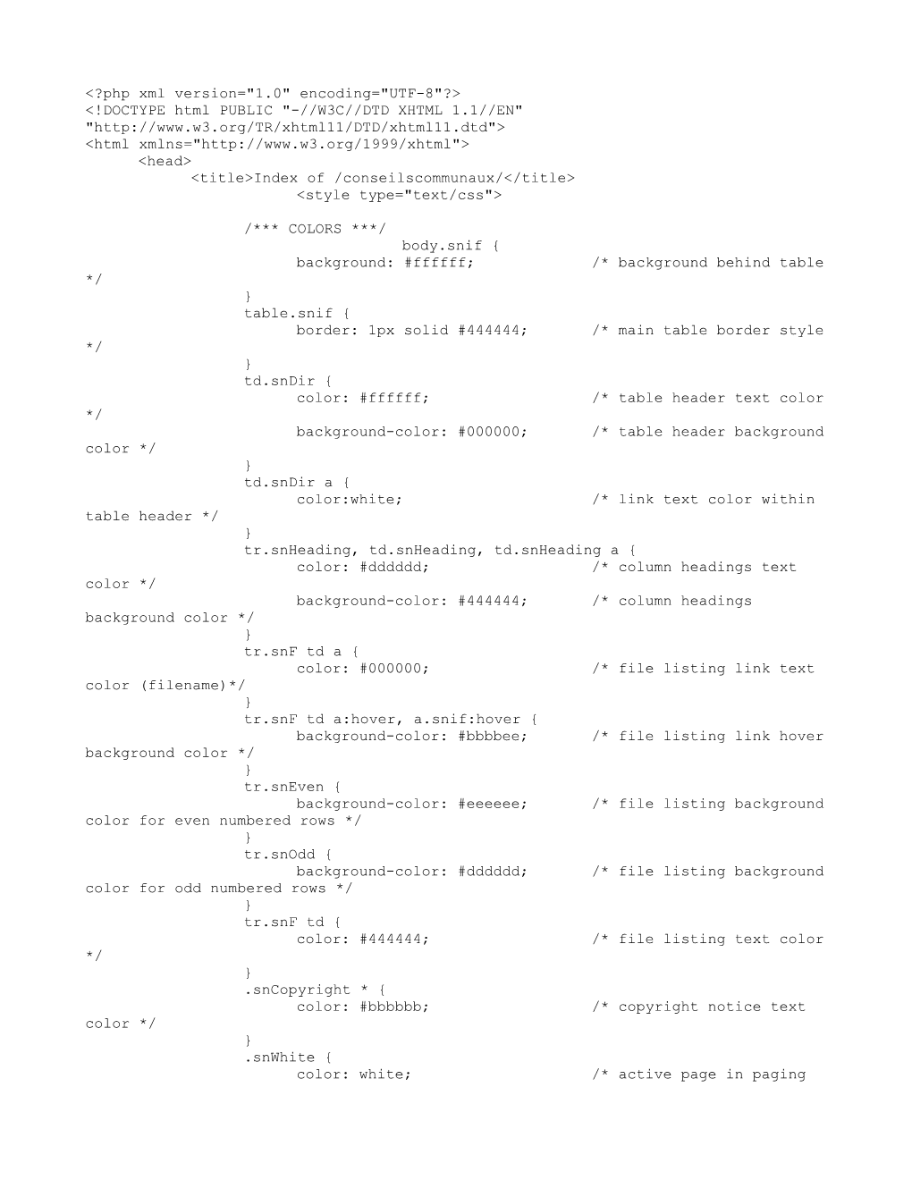 Index of /Conseilscommunaux