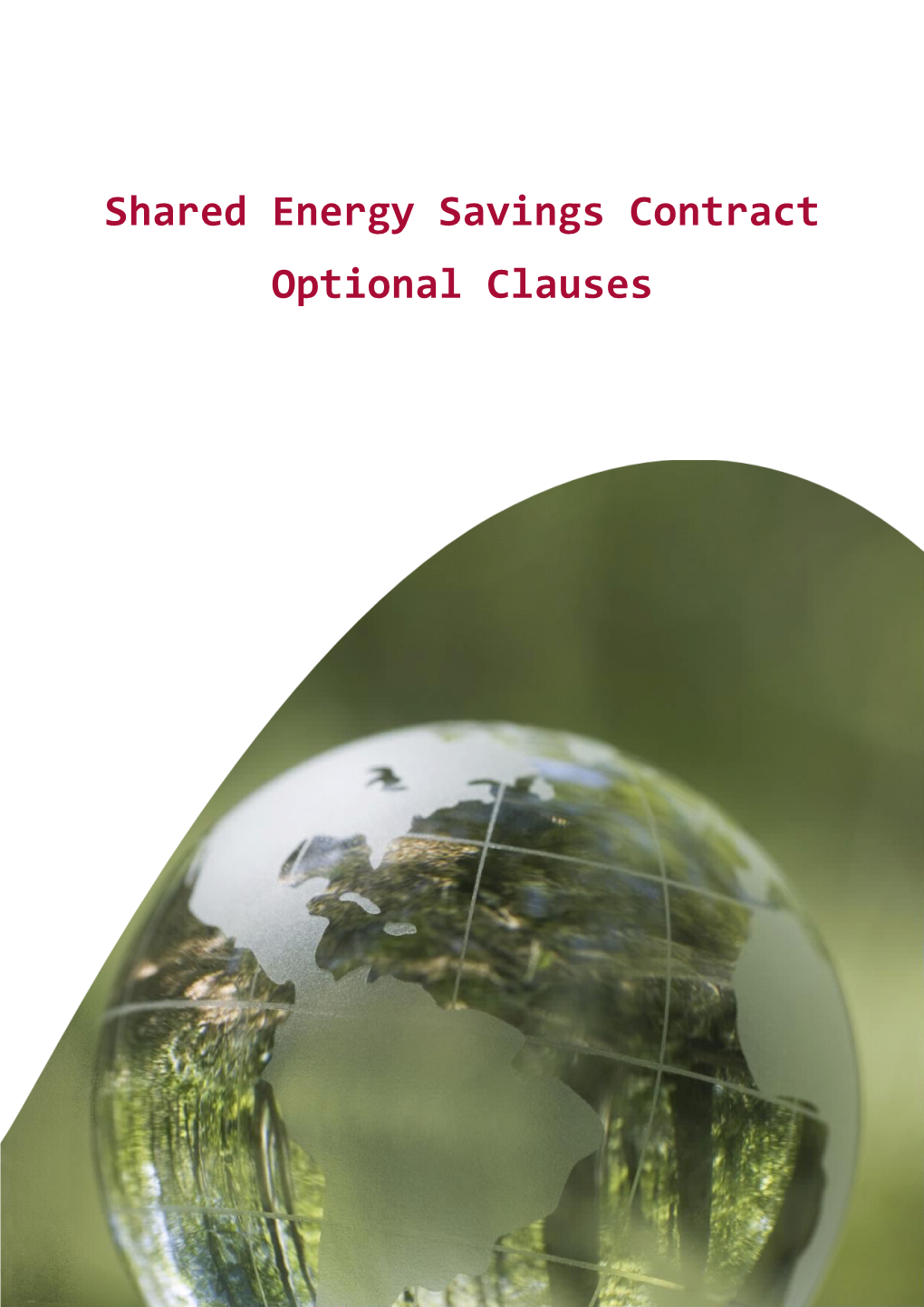 Shared Energy Savings Contract