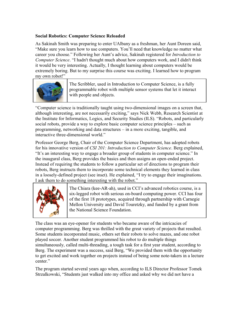 Social Robotics: Computer Science Reloaded