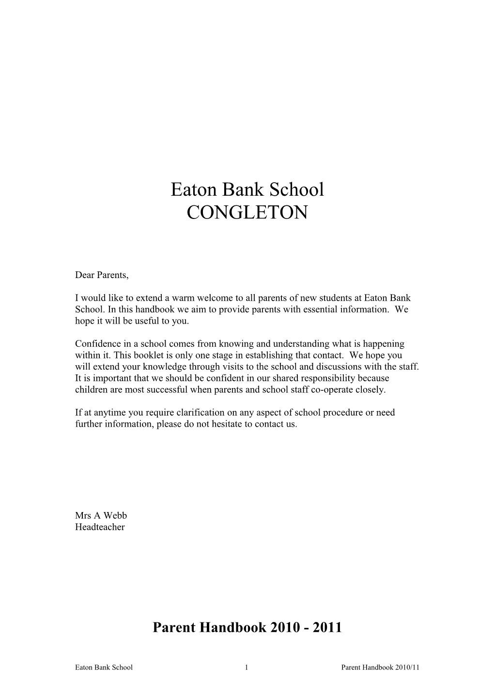 Eaton Bank School