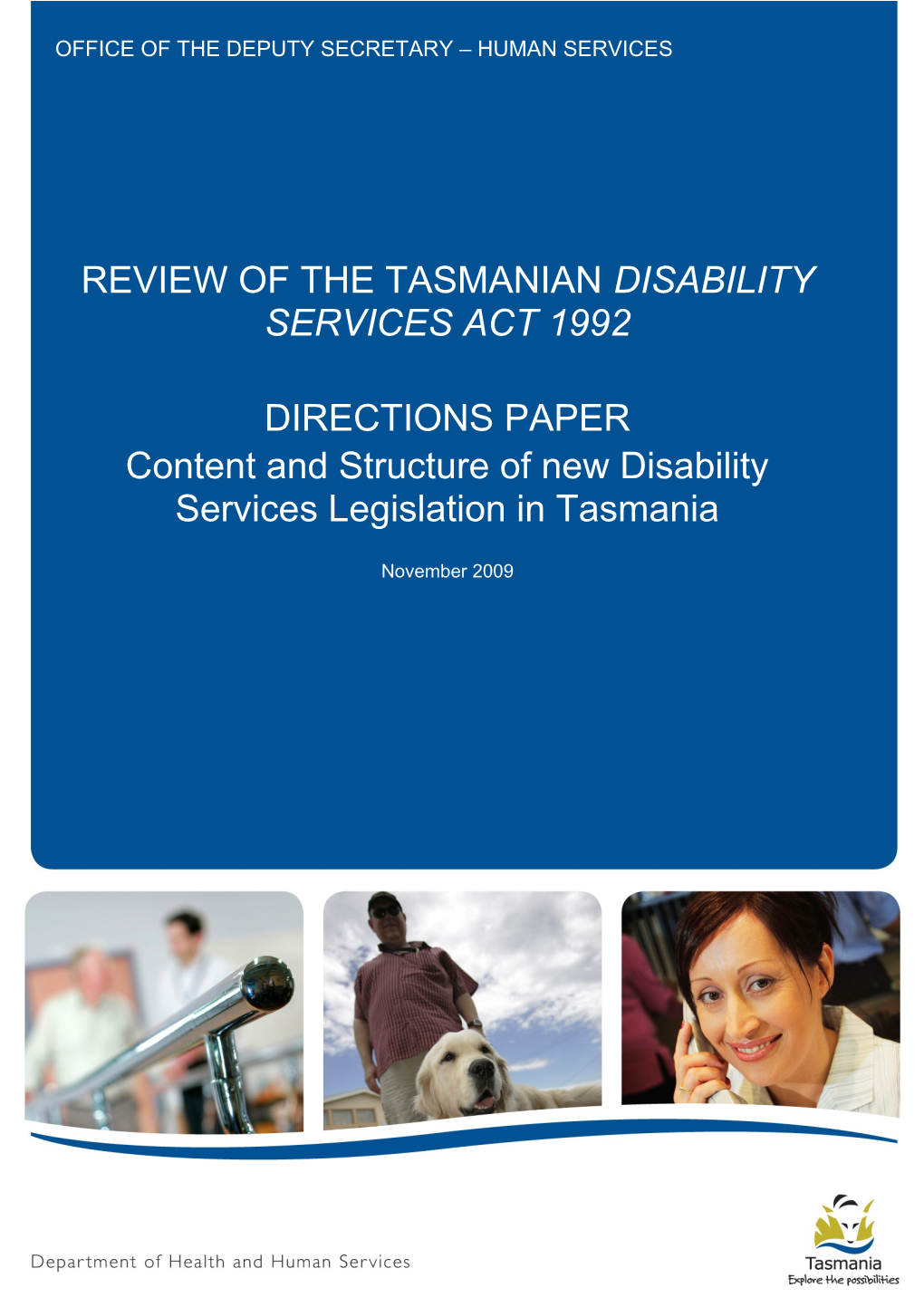 Review of Tasmanian Disability Services Act 1992