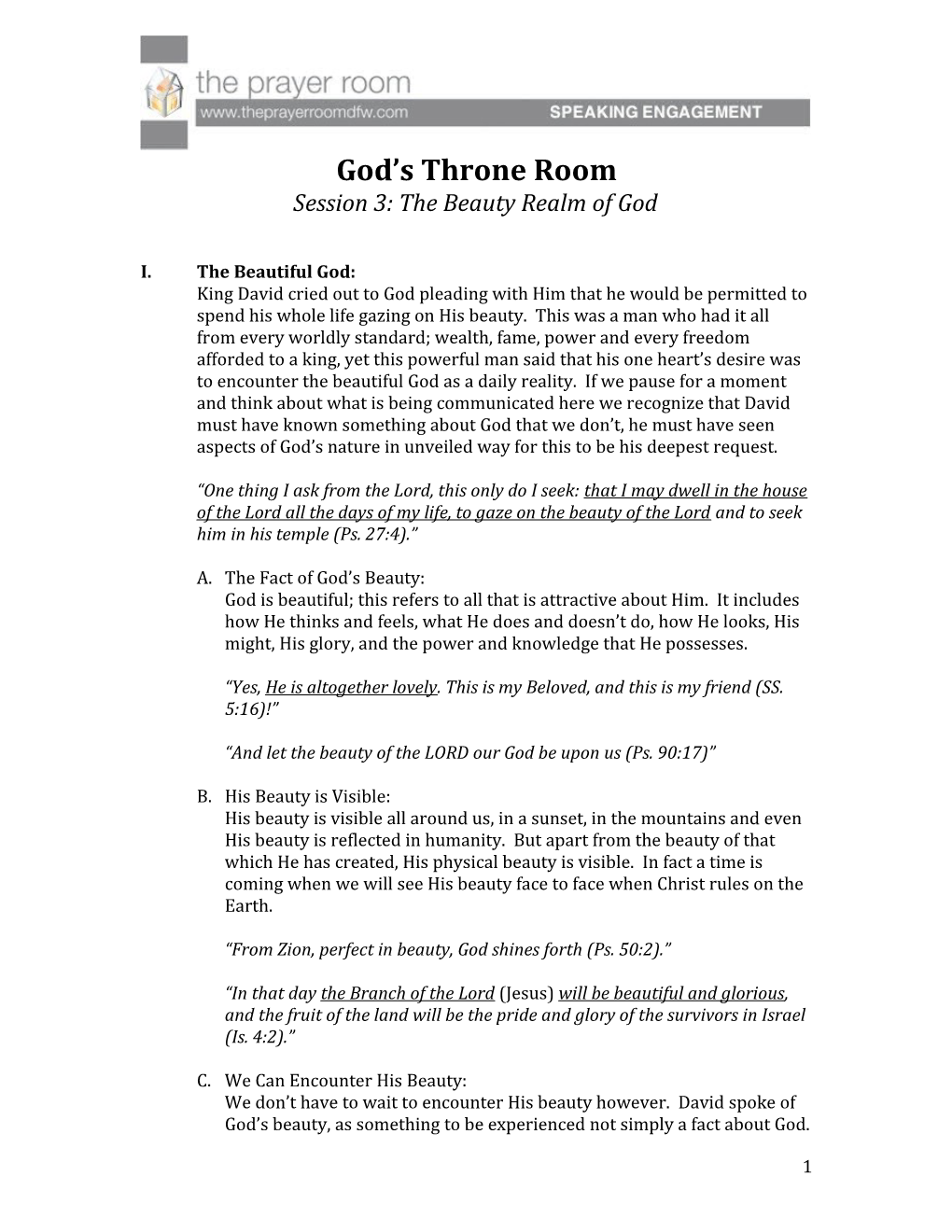 God S Throne Room